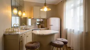 kuchnia glamour w bloku