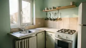 małe kuchnie w bloku