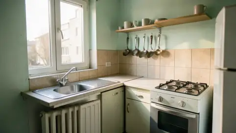 małe kuchnie w bloku